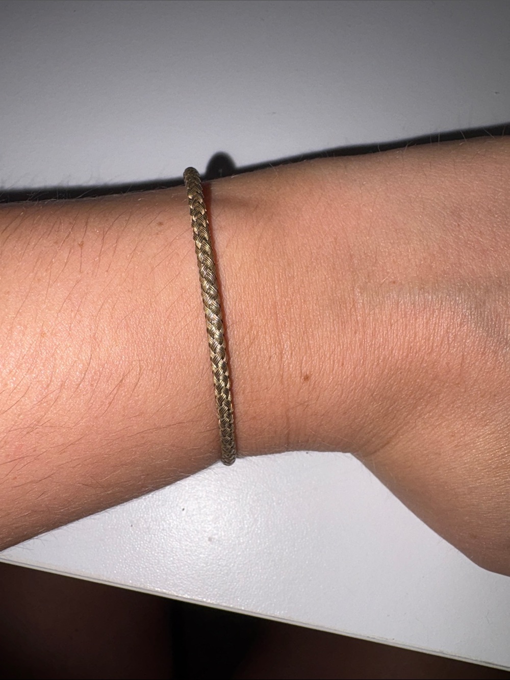 Italian Braided Bangle Bracelet